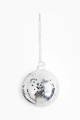 Glittery Glass Ornament