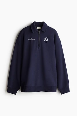 Sports Sweatshirt with Collar