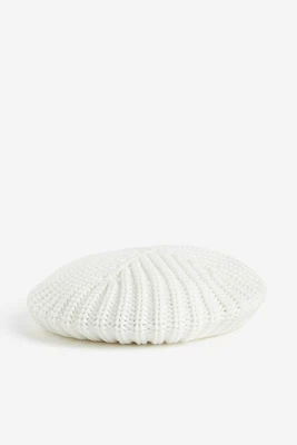 Rib-knit Beret