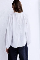 Muslin Pullover Blouse