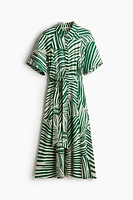 Tie-belt Shirt Dress