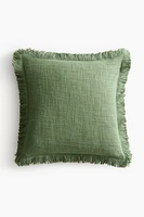 Housse de coussin flammée
