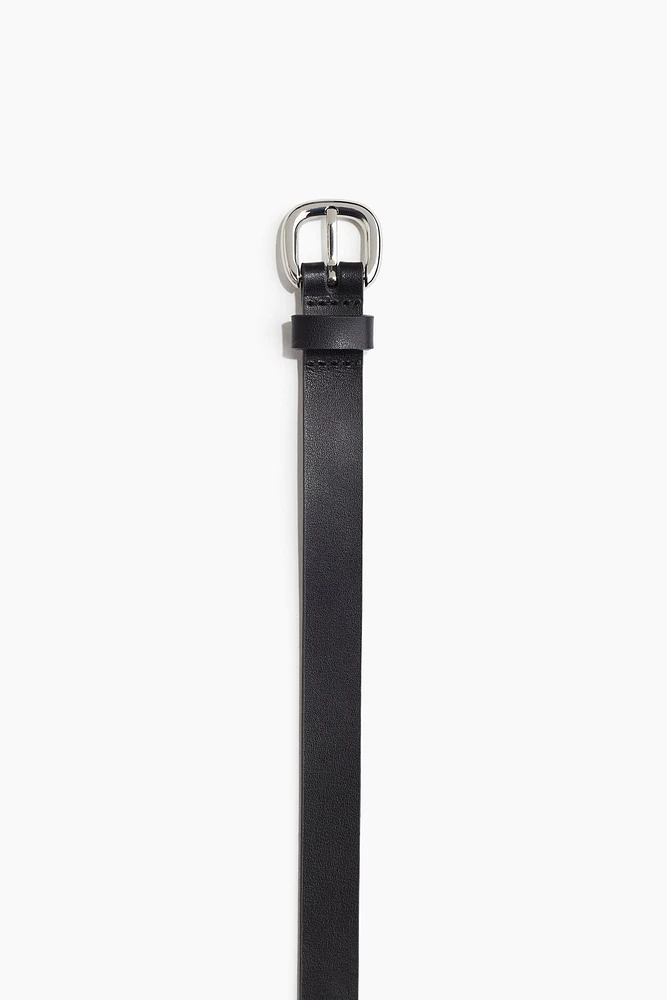 Ceinture fine en cuir