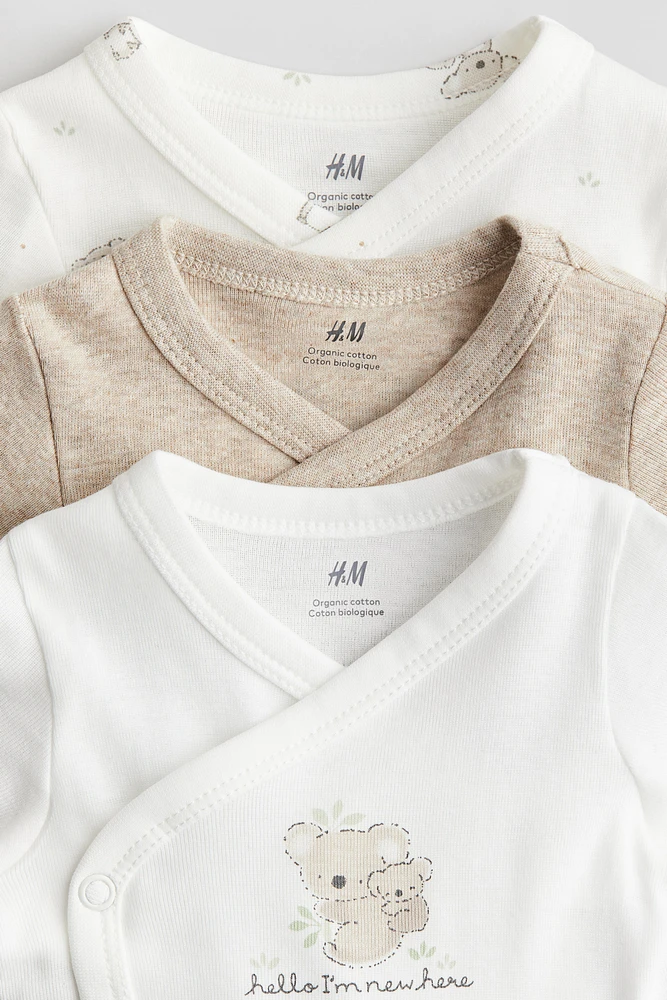 3-pack Wrapover Bodysuits