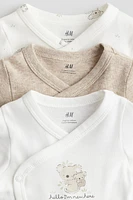 3-pack Wrapover Bodysuits
