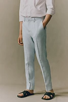 Slim Fit Linen Suit Pants