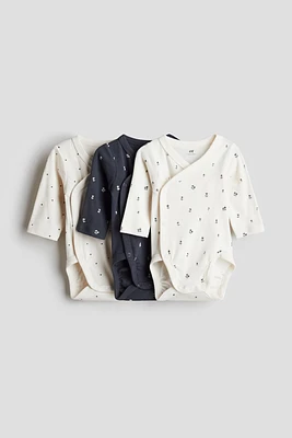 3-pack Wrapover Bodysuits