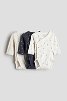 3-pack Wrapover Bodysuits