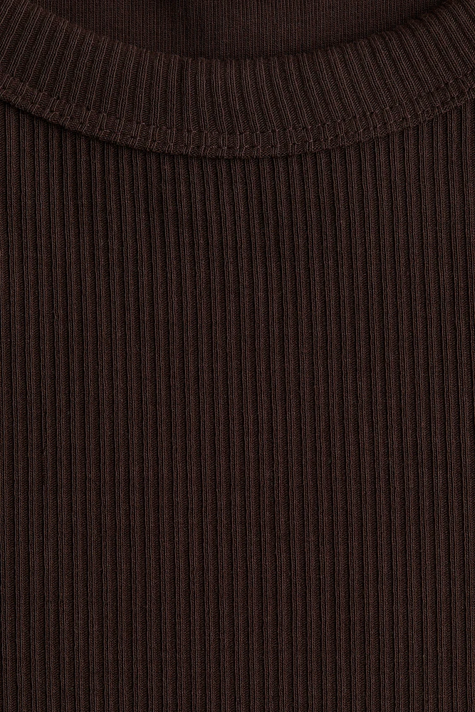 T-shirt côtelé
