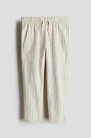 Linen-Blend Pants