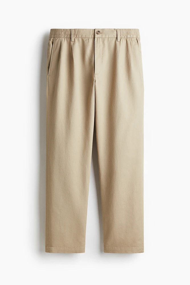 Pantalon coupe classique en lyocell mélangé