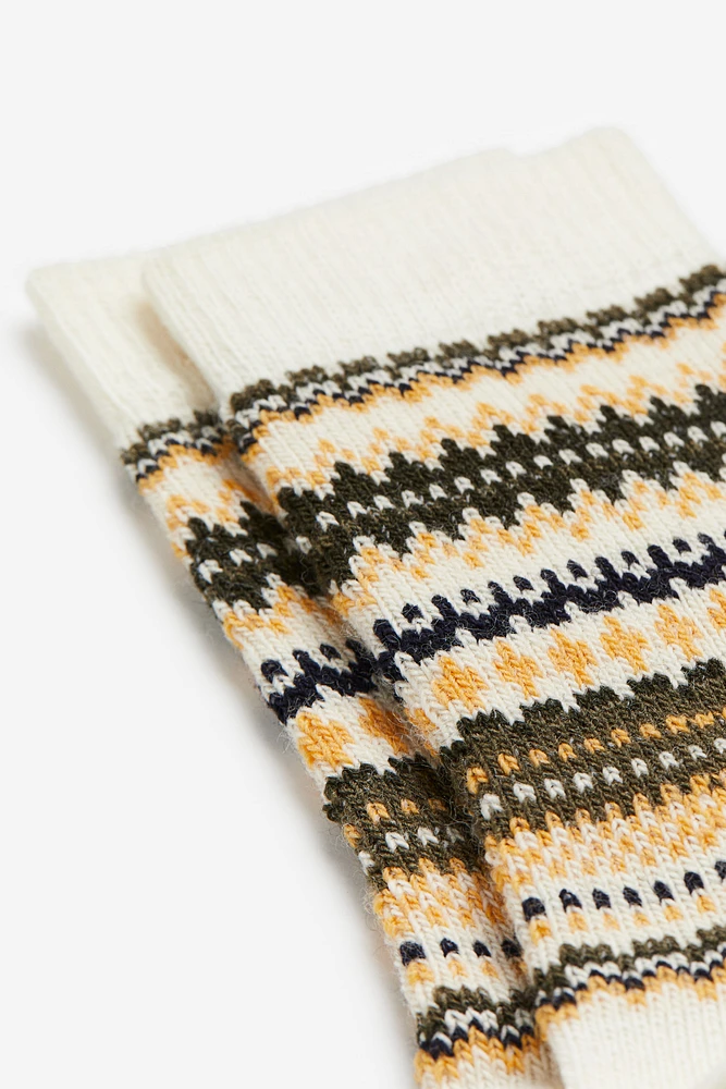Wool-blend Socks