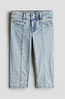 Skinny Fit Capri Jeans