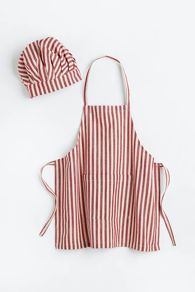 Tablier et toque pour enfants