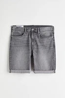 Slim Denim Shorts