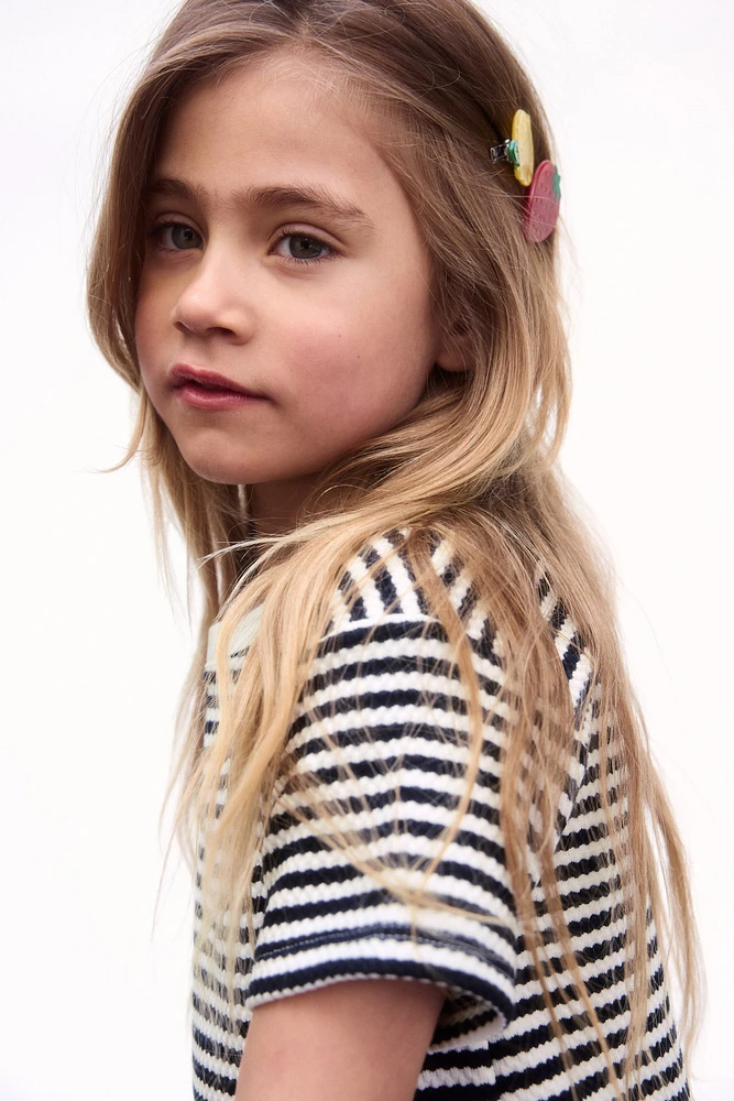 Robe en jersey jacquard