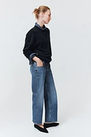 MAMA Before & After Straight Low Ankle Jeans