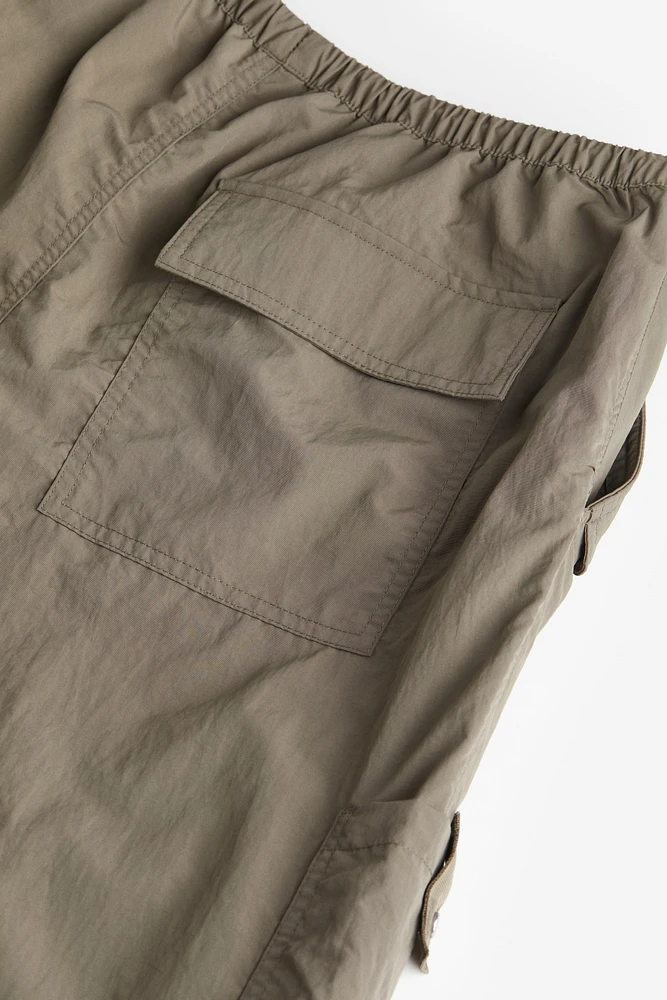 Nylon Parachute Pants