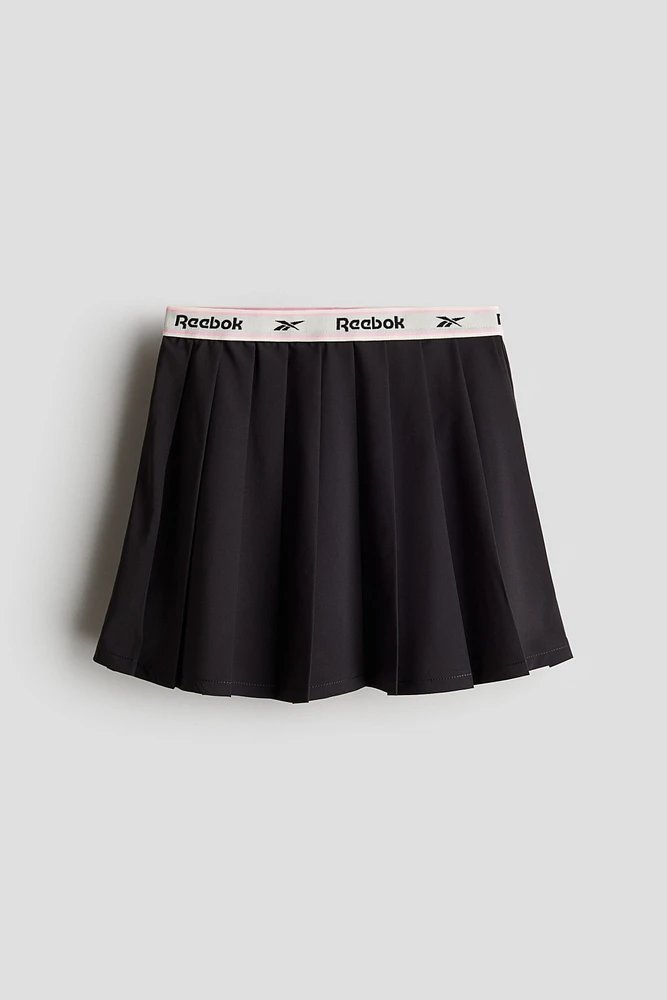 Pleated Jersey Skirt