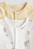 Lot de 2 pyjamas en coton