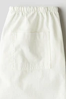 Linen-Blend Pants