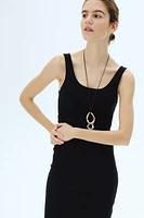 MAMA Ribbed Nursing Dress