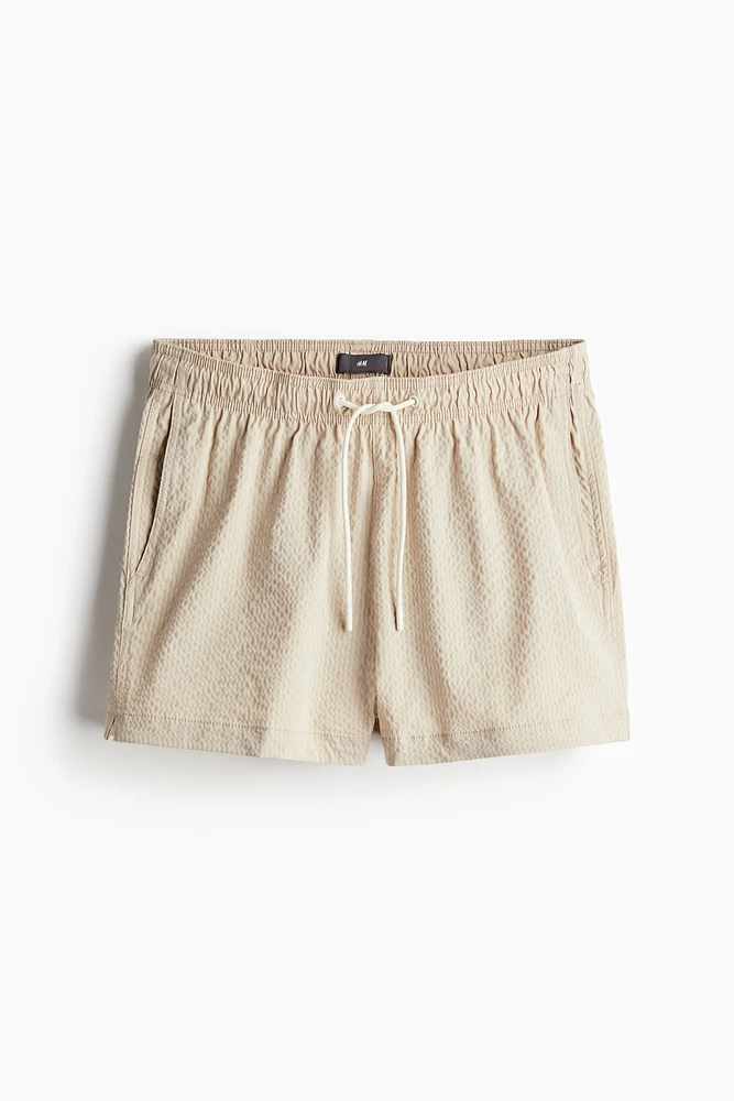 Seersucker Swim Shorts