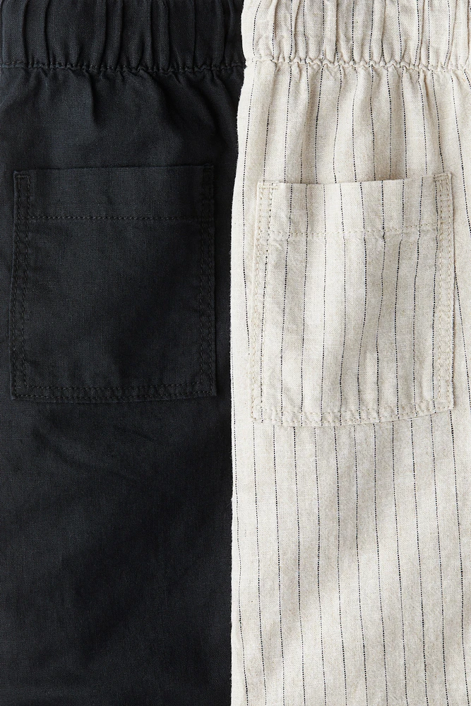 2-Pack Linen-Blend Pants
