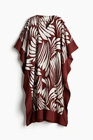 Satin Kaftan Dress