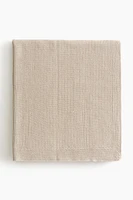 Moss-stitched Cotton Blanket