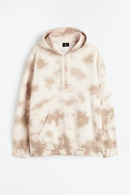 Loose Fit Printed Hoodie