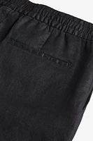 Regular Fit Linen Shorts