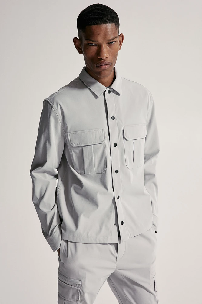 Regular Fit Utility Overshirt