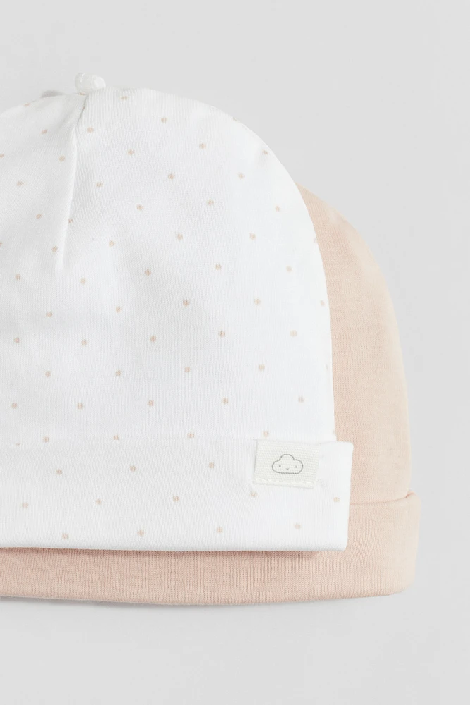 2-pack Cotton Beanies