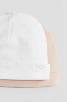 2-pack Cotton Beanies