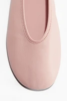Leather Ballet Flats
