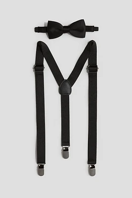 Suspenders and Bow Tie Set