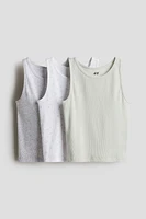 Lot de 3 camisoles en coton