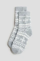 2-pack Chenille Socks