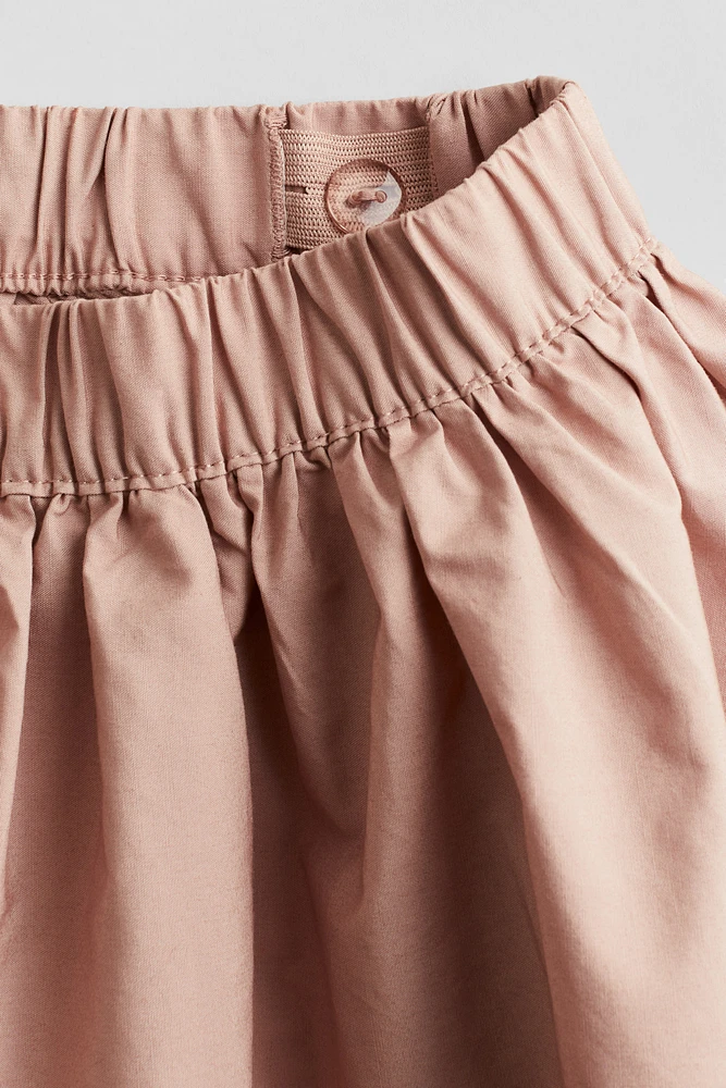 Flared Cotton Skirt