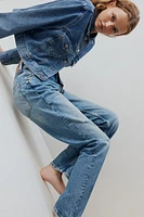 Jean Taille Haute Coupe Droite