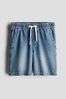 Loose Fit Denim Shorts