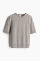 Fine-Knit Cashmere Top