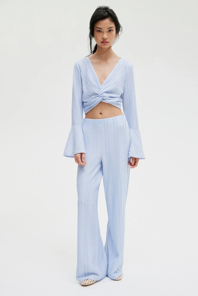 Lace Jersey Pants
