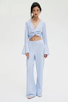 Lace Jersey Pants