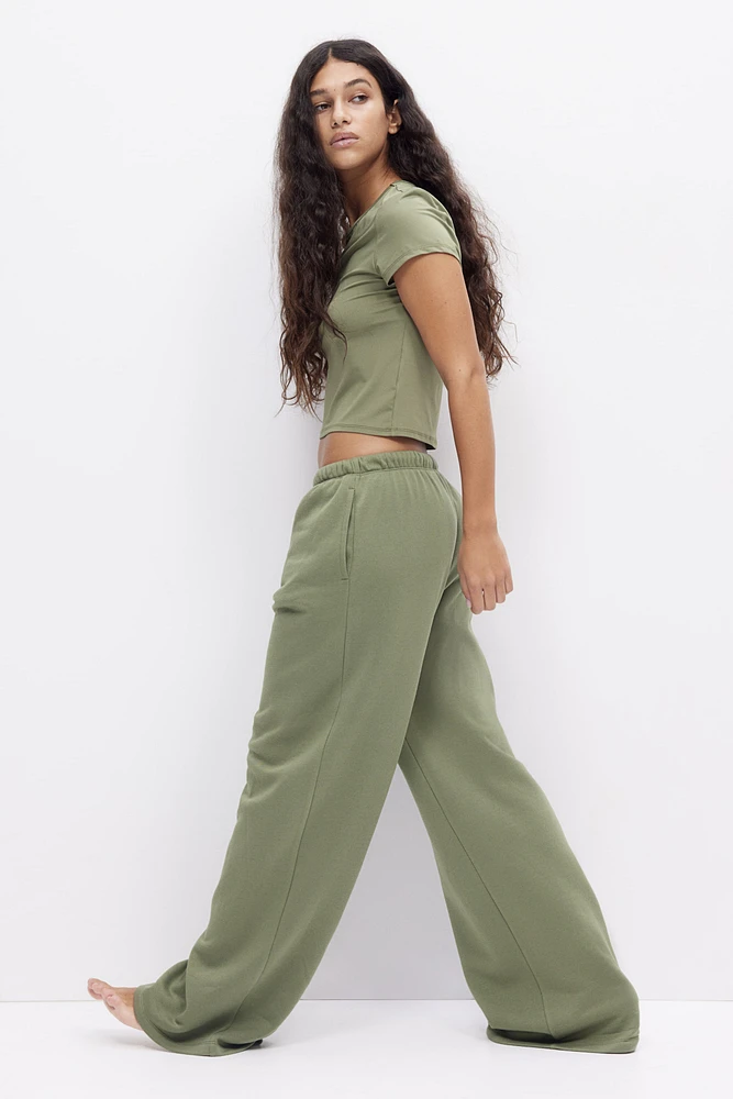 Wide-leg Joggers