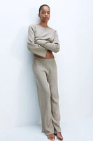 Rib-Knit Pants