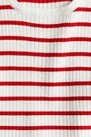 Débardeur en tricot côtelé