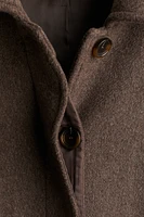 Wool-Blend Car Coat