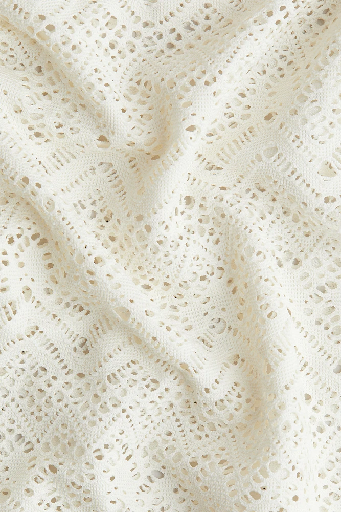 Robe de plage façon crochet